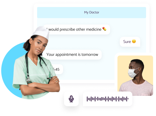 Realtime chat and video calling for eHealth app